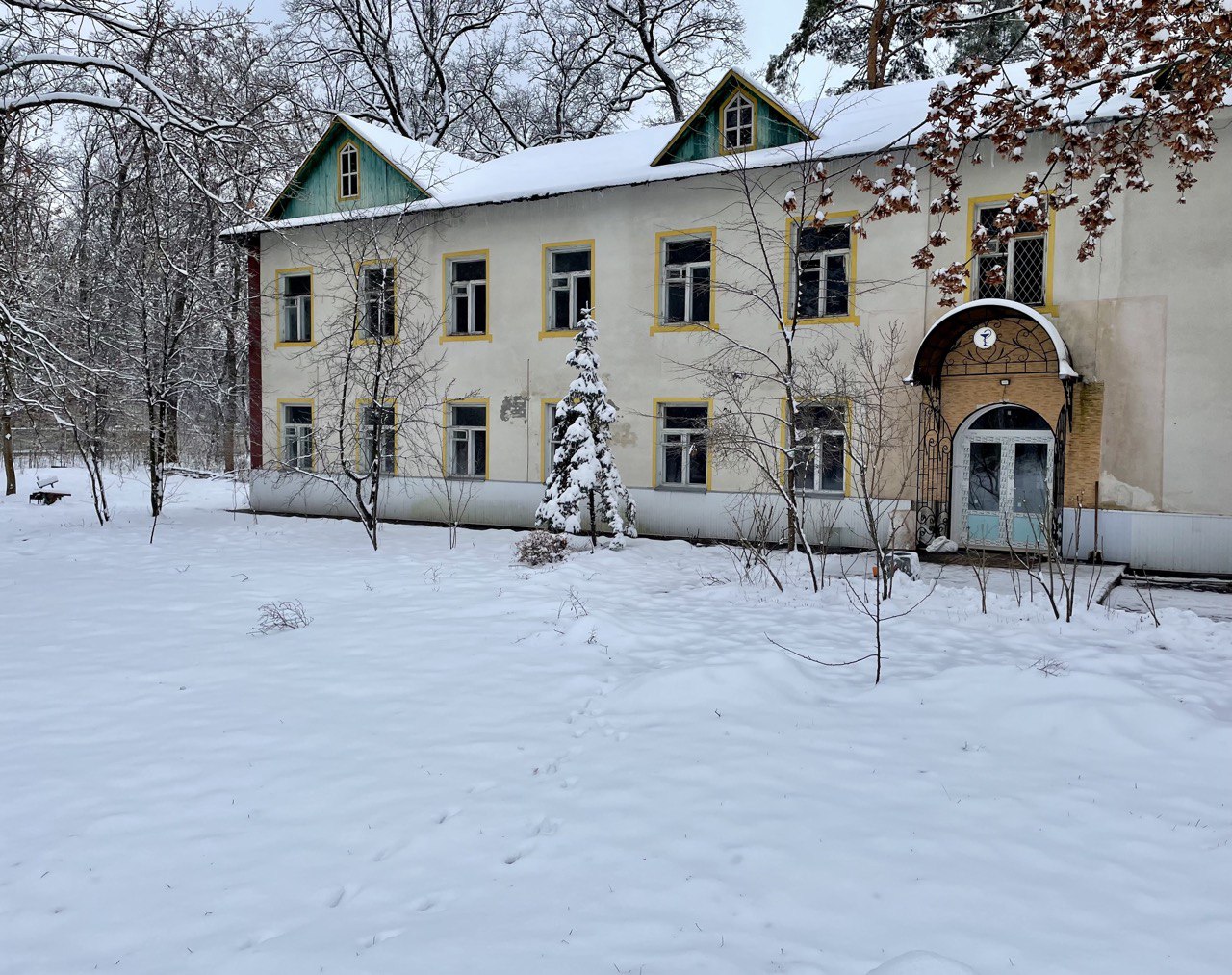 Територія пансіонату «Століття» у сосновій зоні Ворзеля №2